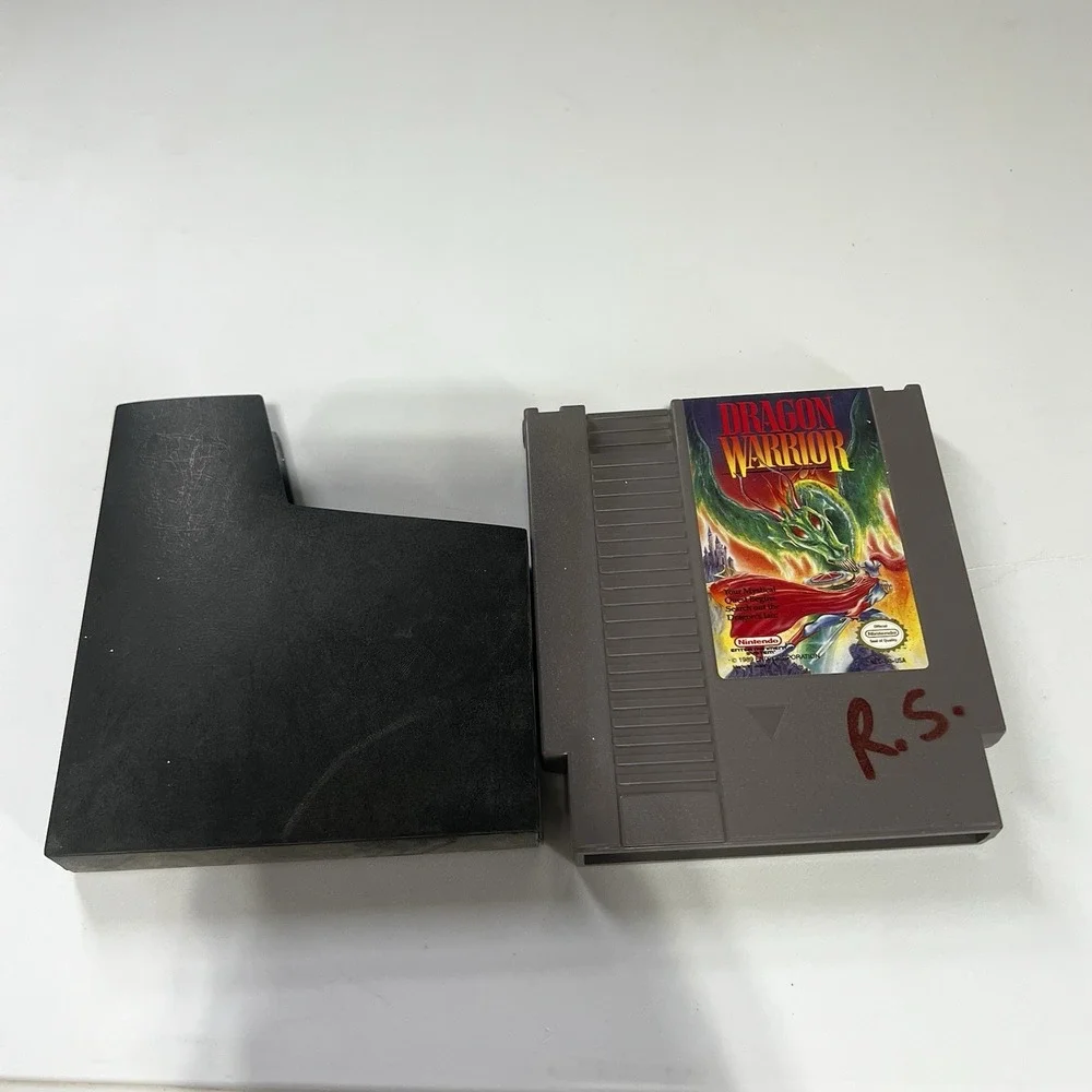 Dragon Warrior (Nintendo NES, 1989) NES Video Game With Dust Cover Excellent Con